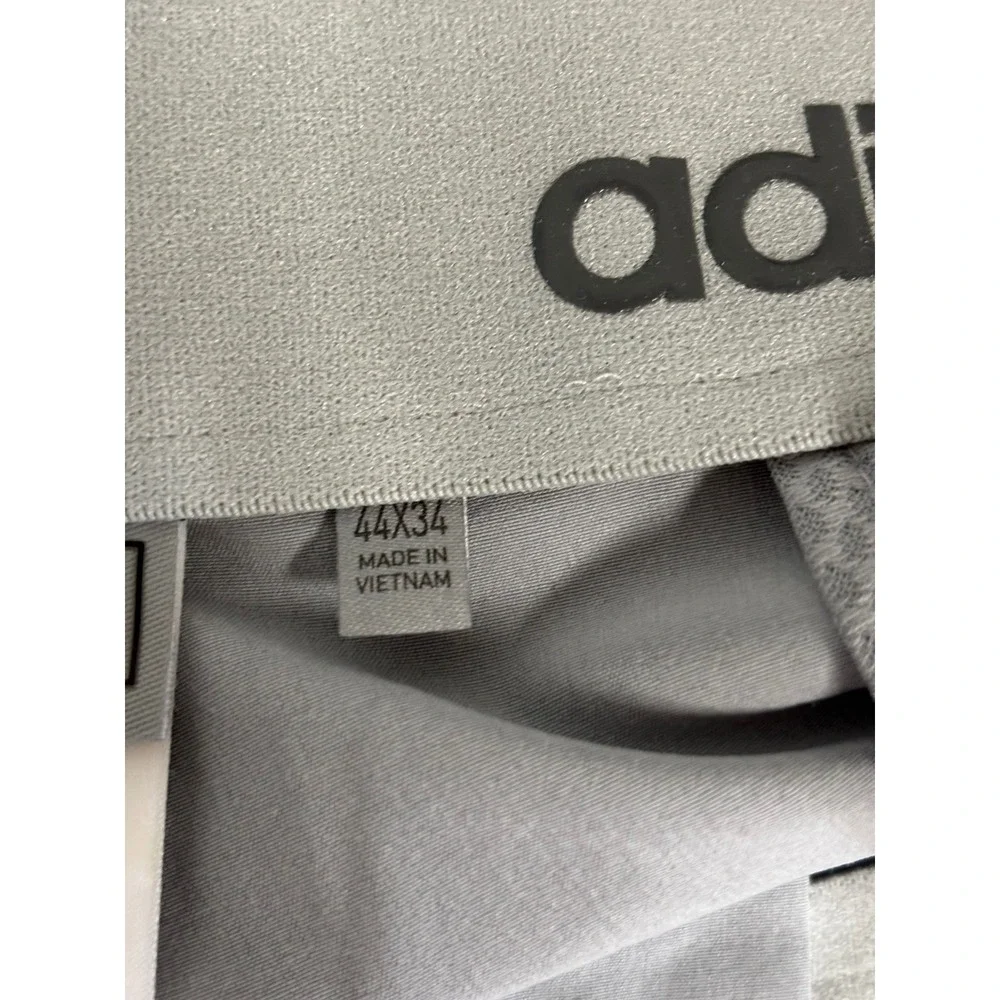 Adidas Ultimate365 Mens Grey Golf Pants Stretch Flat Front 44x34 RN88387